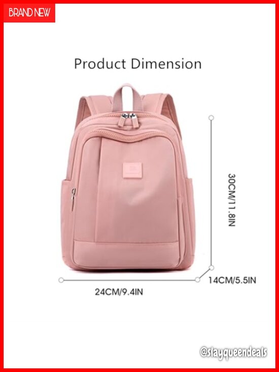 Lightweight Nylon Mini Backpack Women Travel Daypack Adjustable Strap main image 6